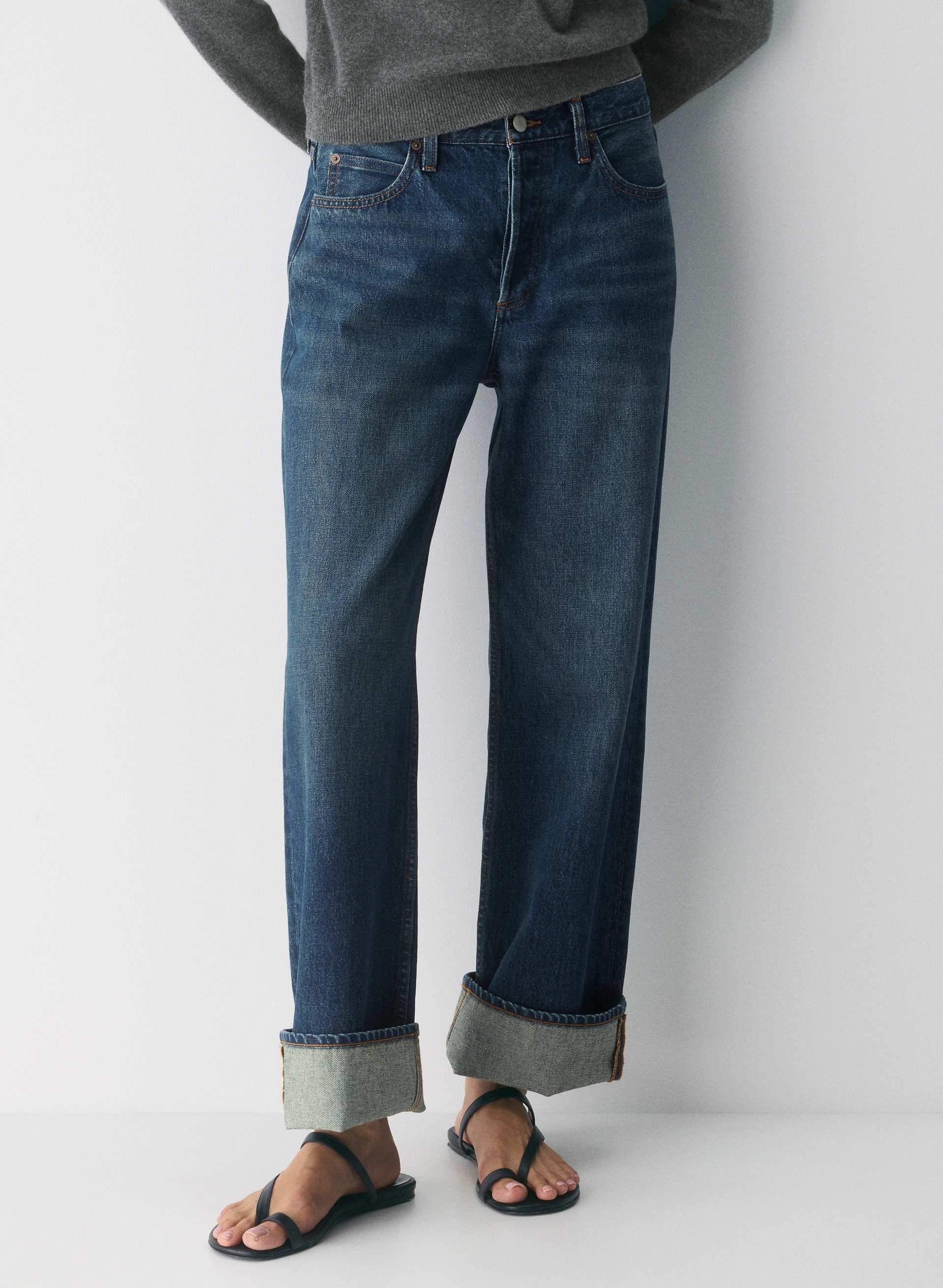 The '90s Vintage Lo-Rise Cuffed Jean
