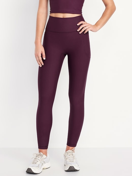 Extra-High Waisted Powersoft Boundless 7/8 Pocket Leggings &ndash; No Front Seam