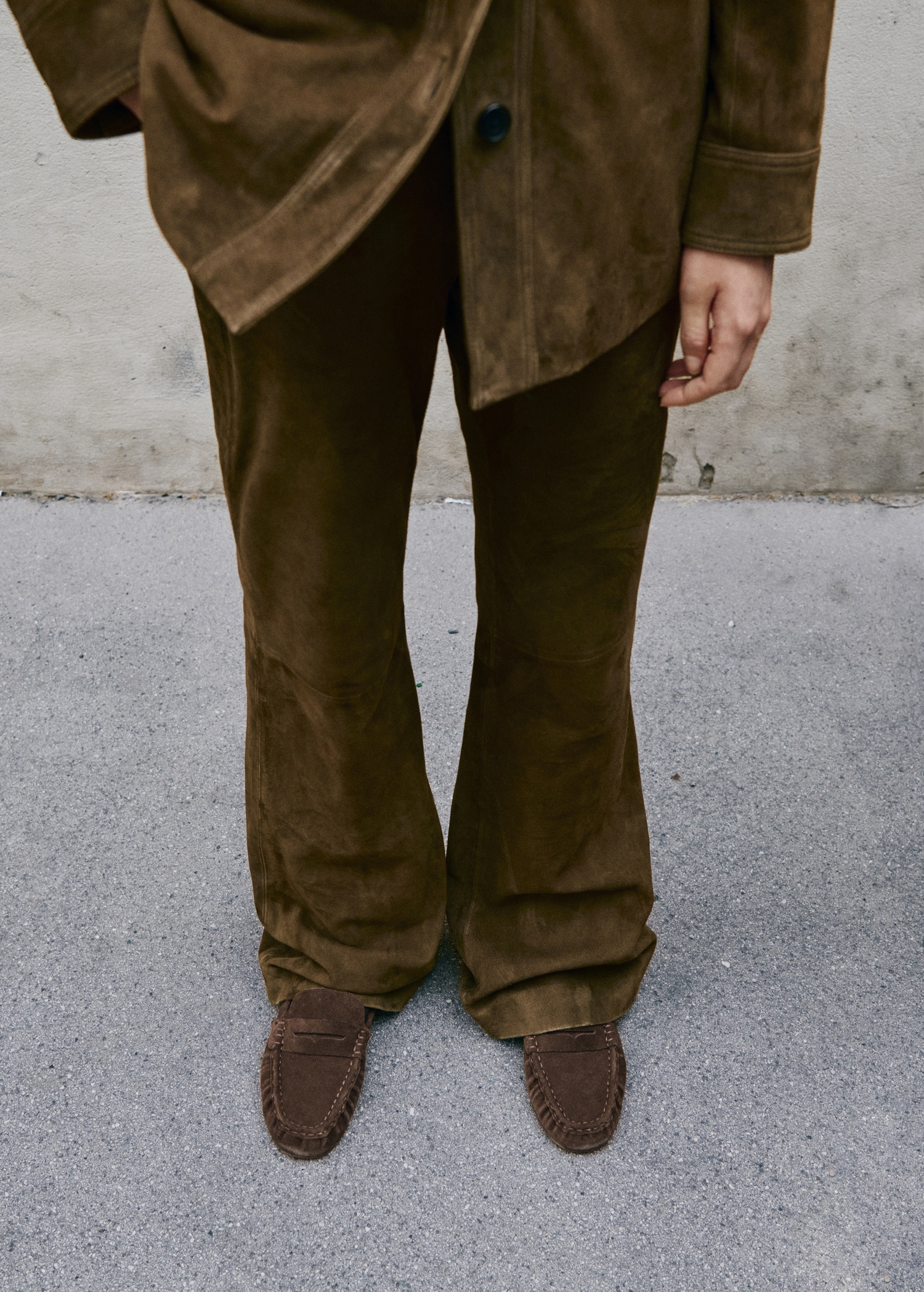 Suede Penny Loafers - Women | Mango Usa