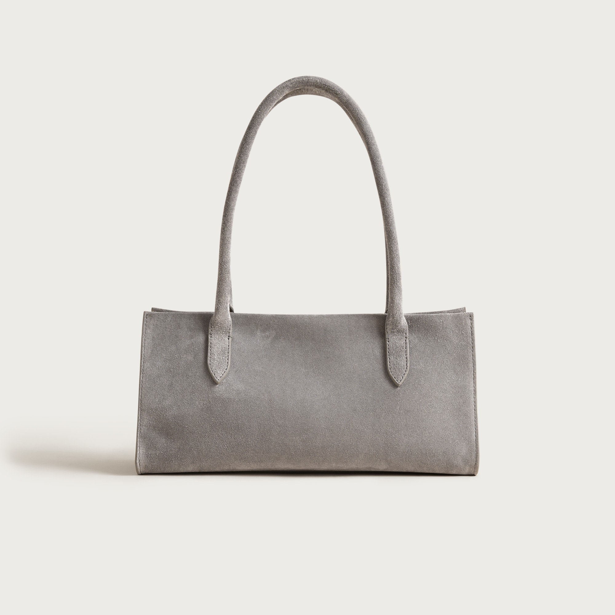 Berkeley Structured Shoulder Bag in Suede