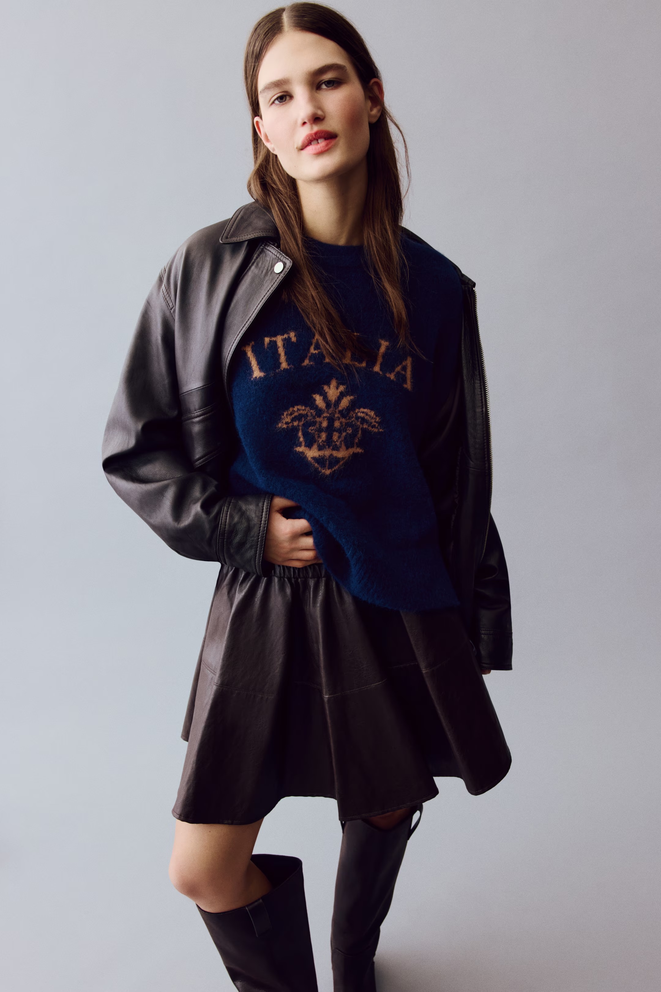 h&amp;m, Jacquard-Motif Sweater