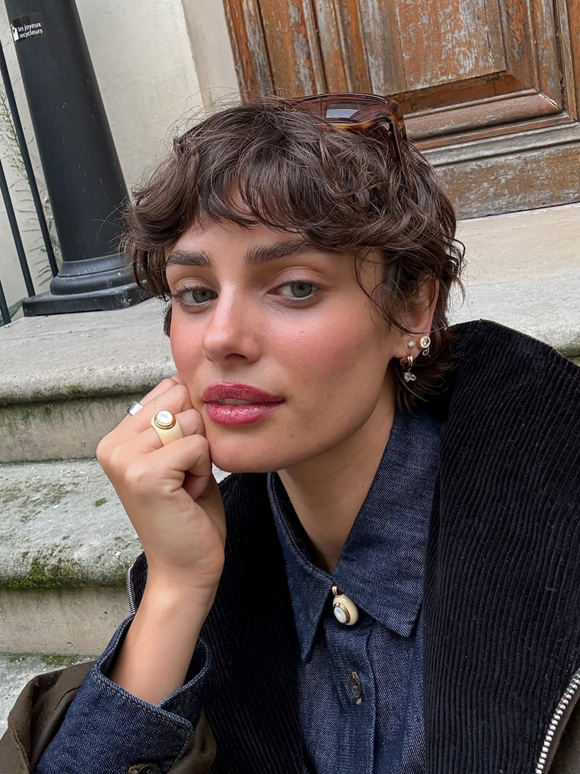 Taylor Hill with a modern mullet.