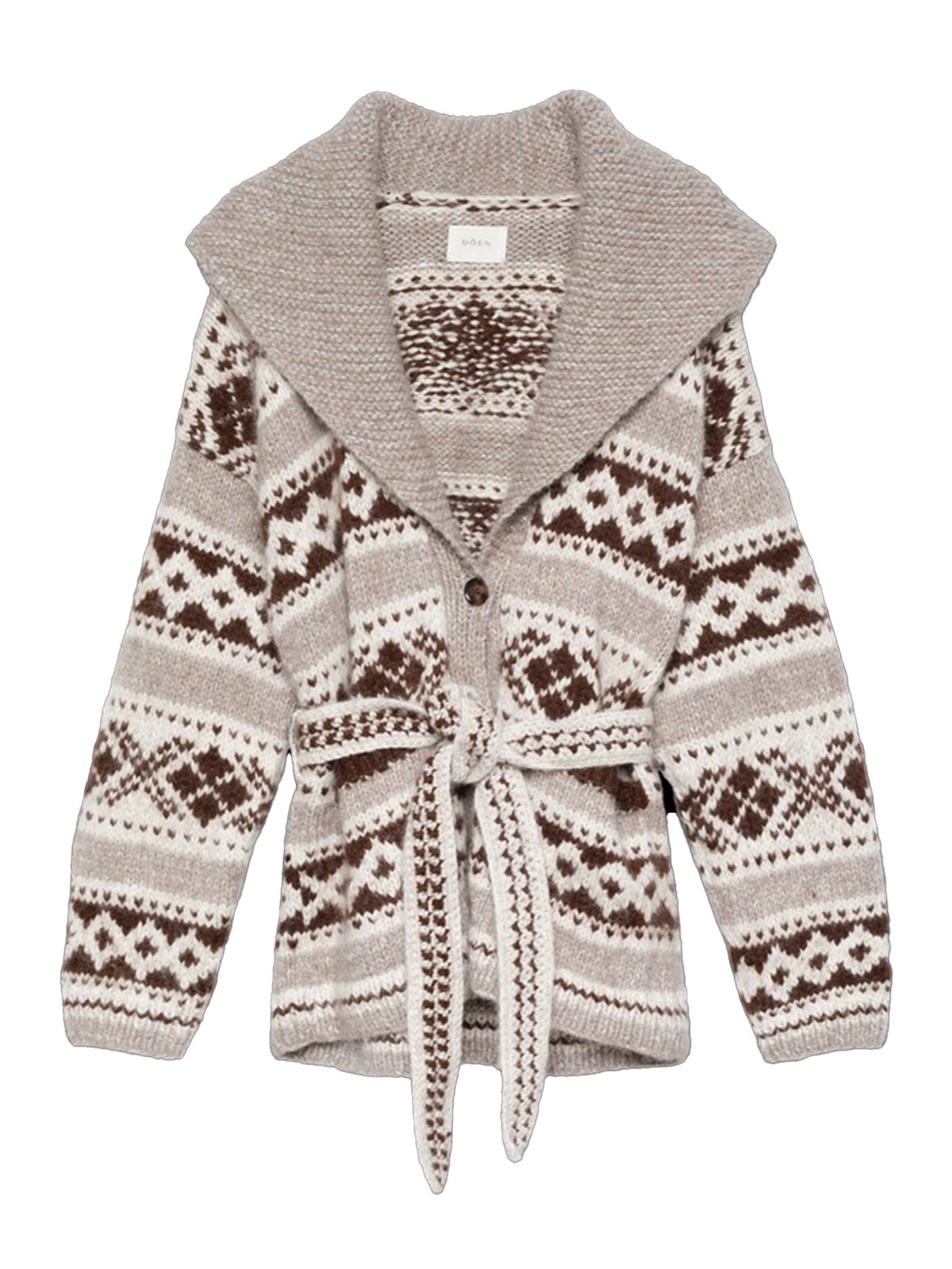 Hale Cardigan -- Rainer Jacquard
