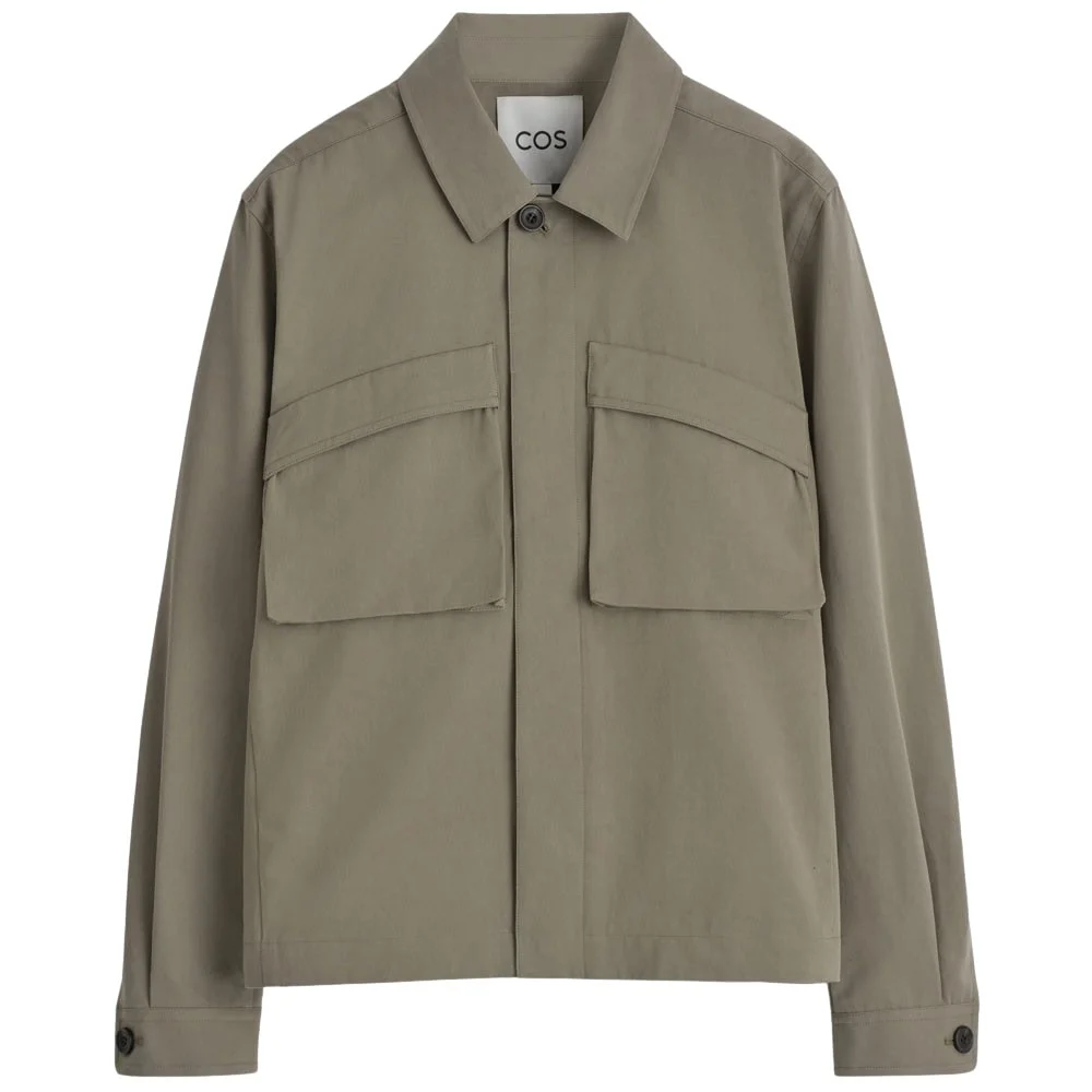 COS Utility Cotton-Twill Overshirt