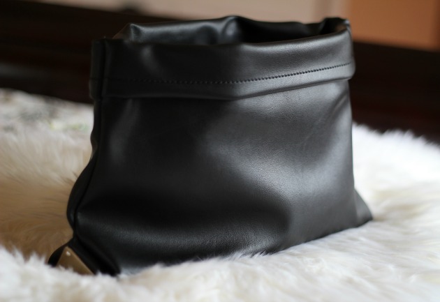 Black XL Clutch zara