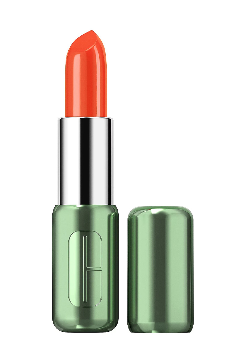 Clinique, Pop Longwear Lipstick in Flame Pop