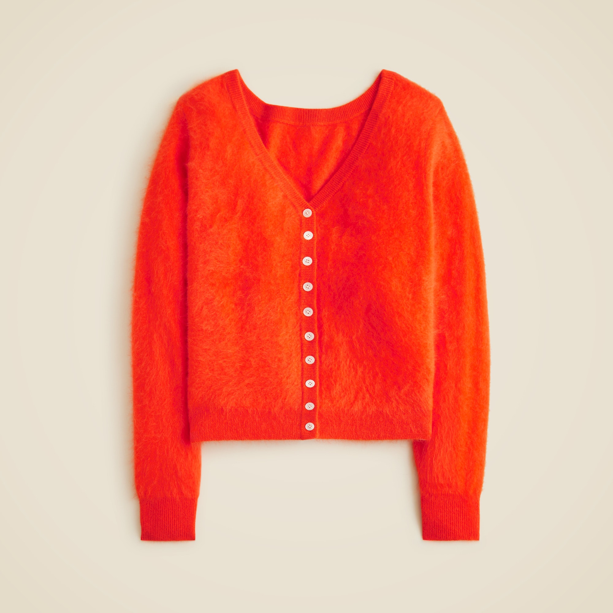 Brushed Cashmere Relaxed-Fit Reversible Cardigan