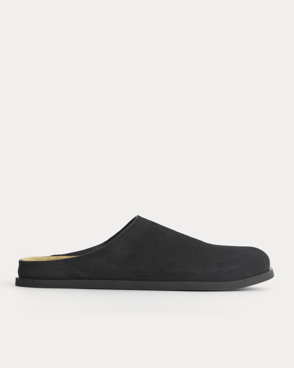 Suede Clog | Black Suede - 5