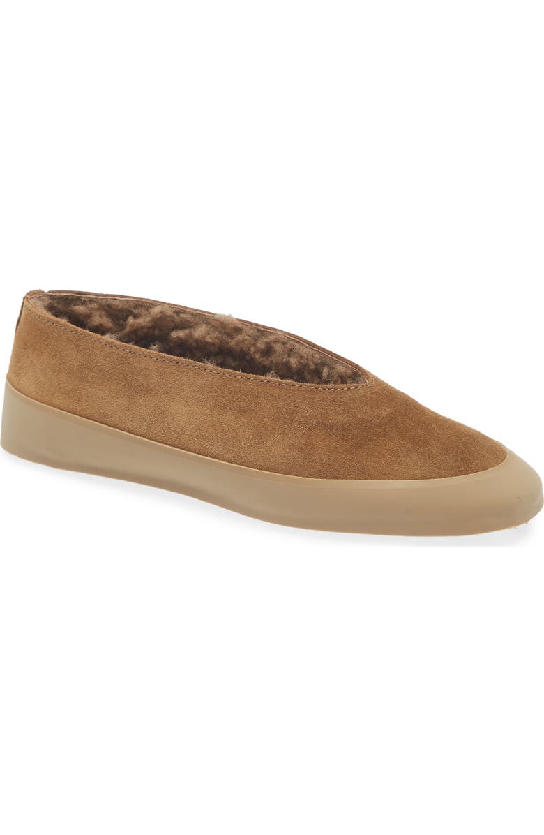 Apr&egrave;s Ski Genuine Shearling Lined Ballet Flat