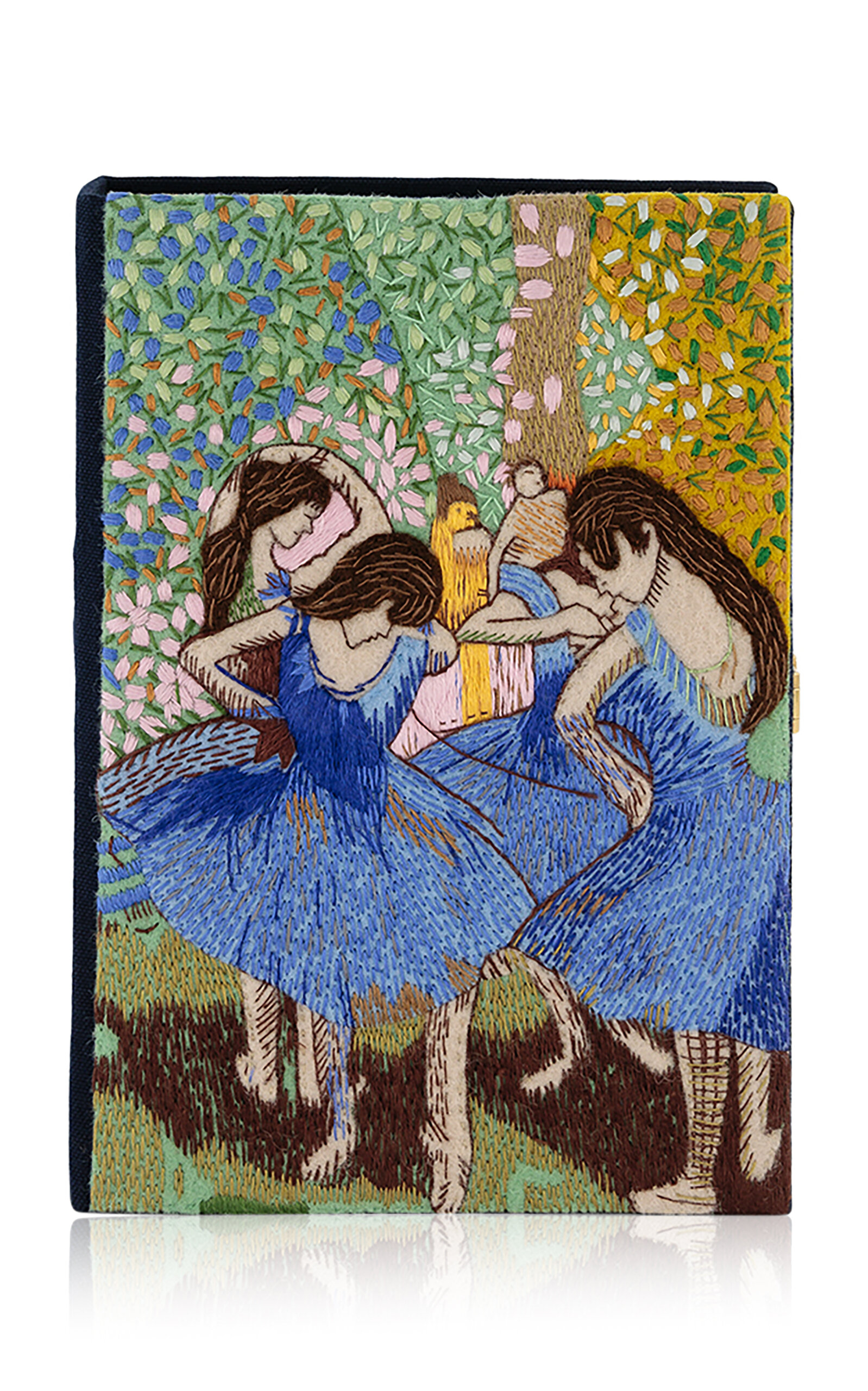 Blue Dancers Book Clutch