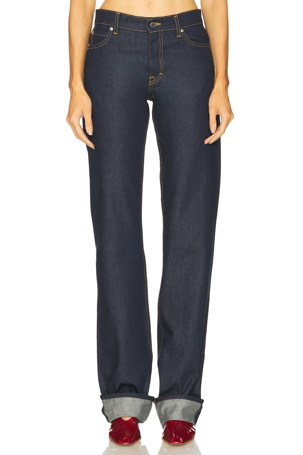 Graham Low Rise Straight Cuffed