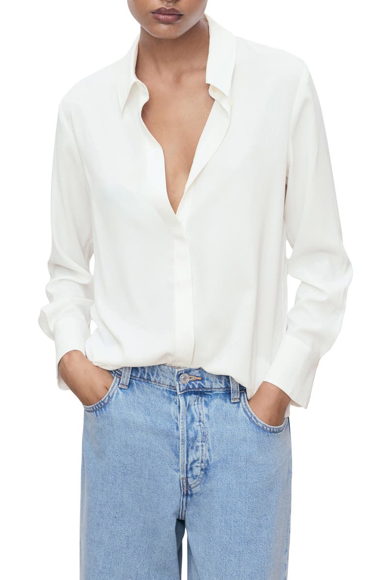 Print Button-Up Shirt