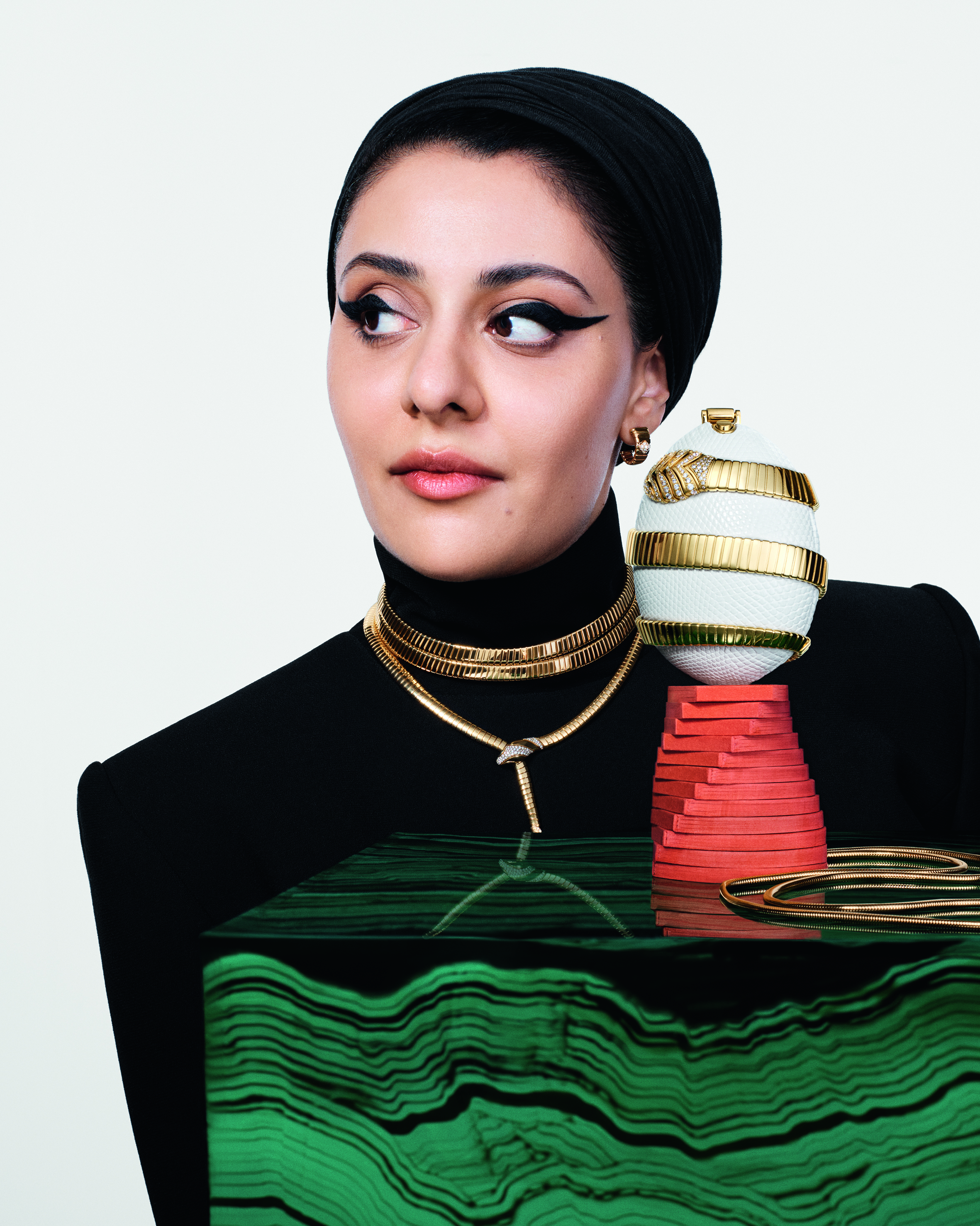 Bulgari Icons Minaudière Collection campaign