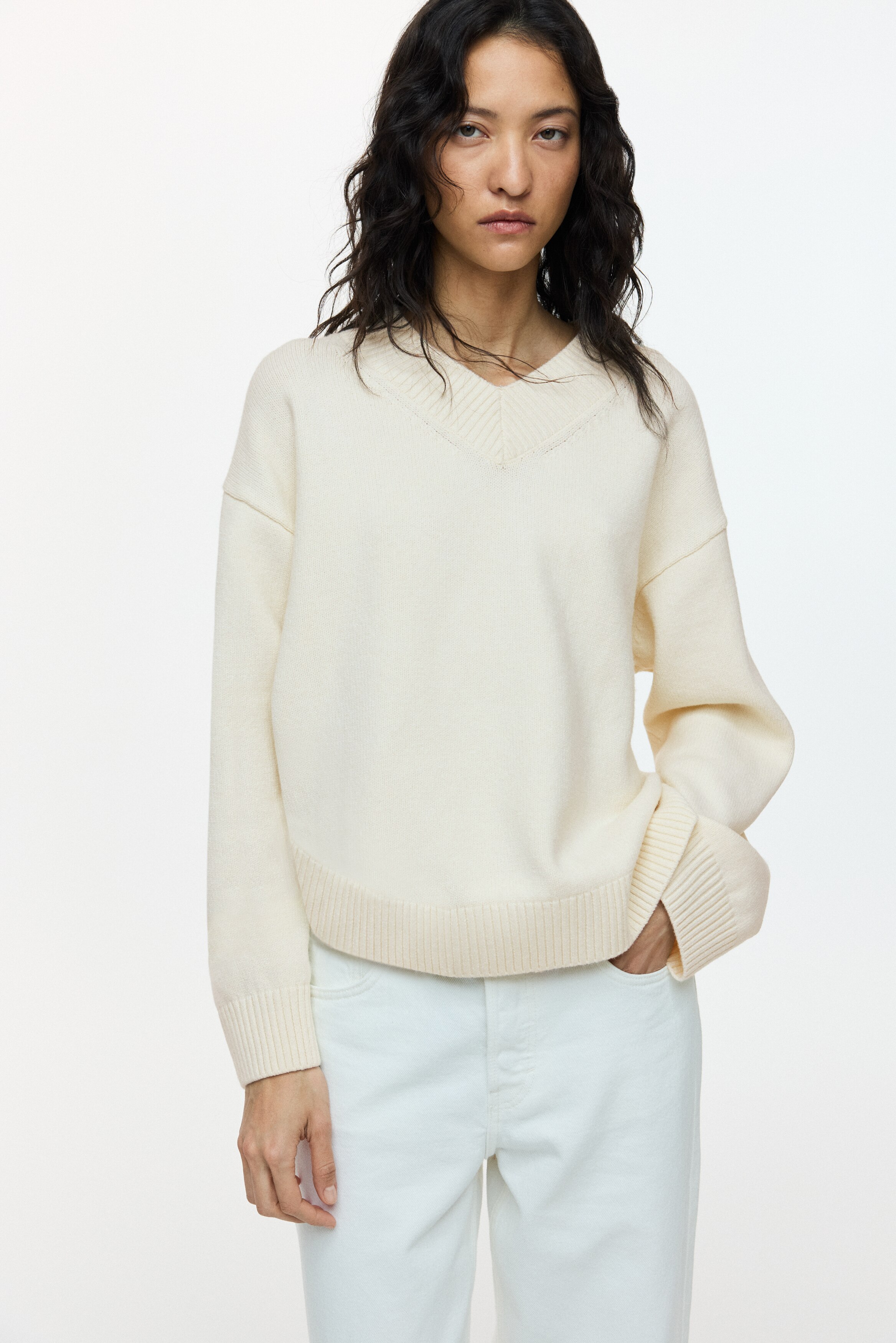 H&amp;M, V-Neck Sweater