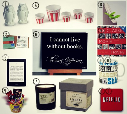 gift ideas for a book and movie lover