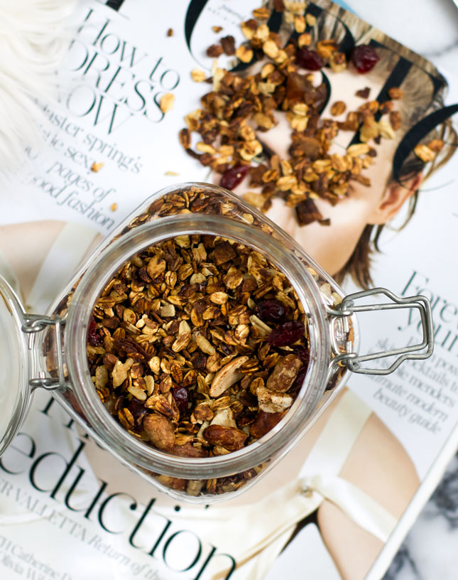 boost your energy homemade-granola