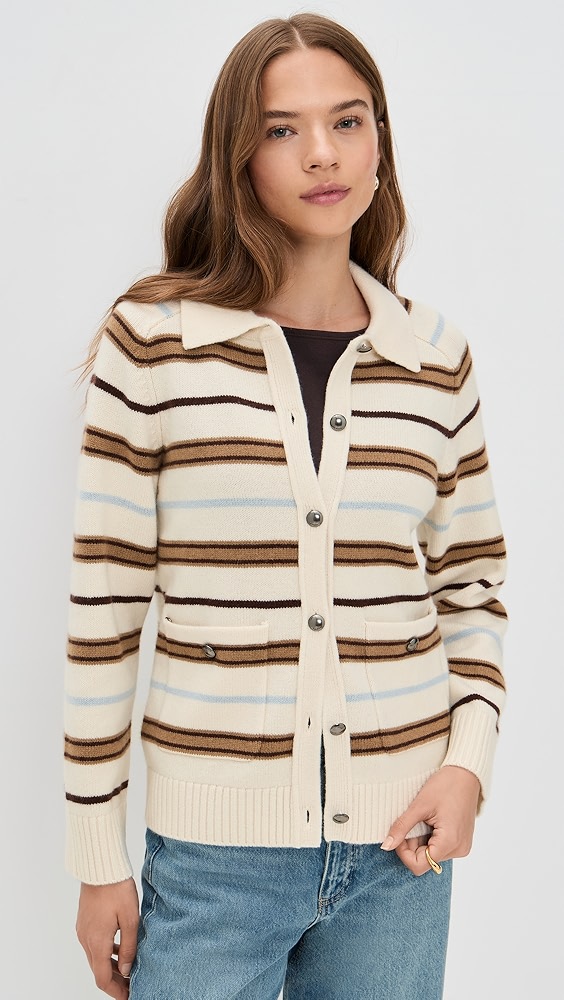Rag &amp; Bone Peggy Striped Oversized Cardigan