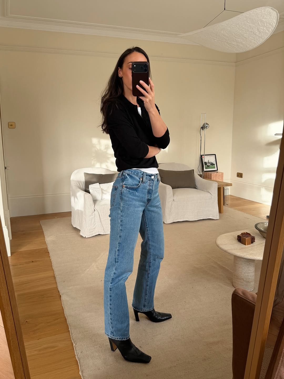 Woman wearing 2026 denim rules.