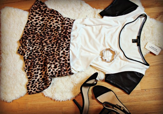 leopard shorts