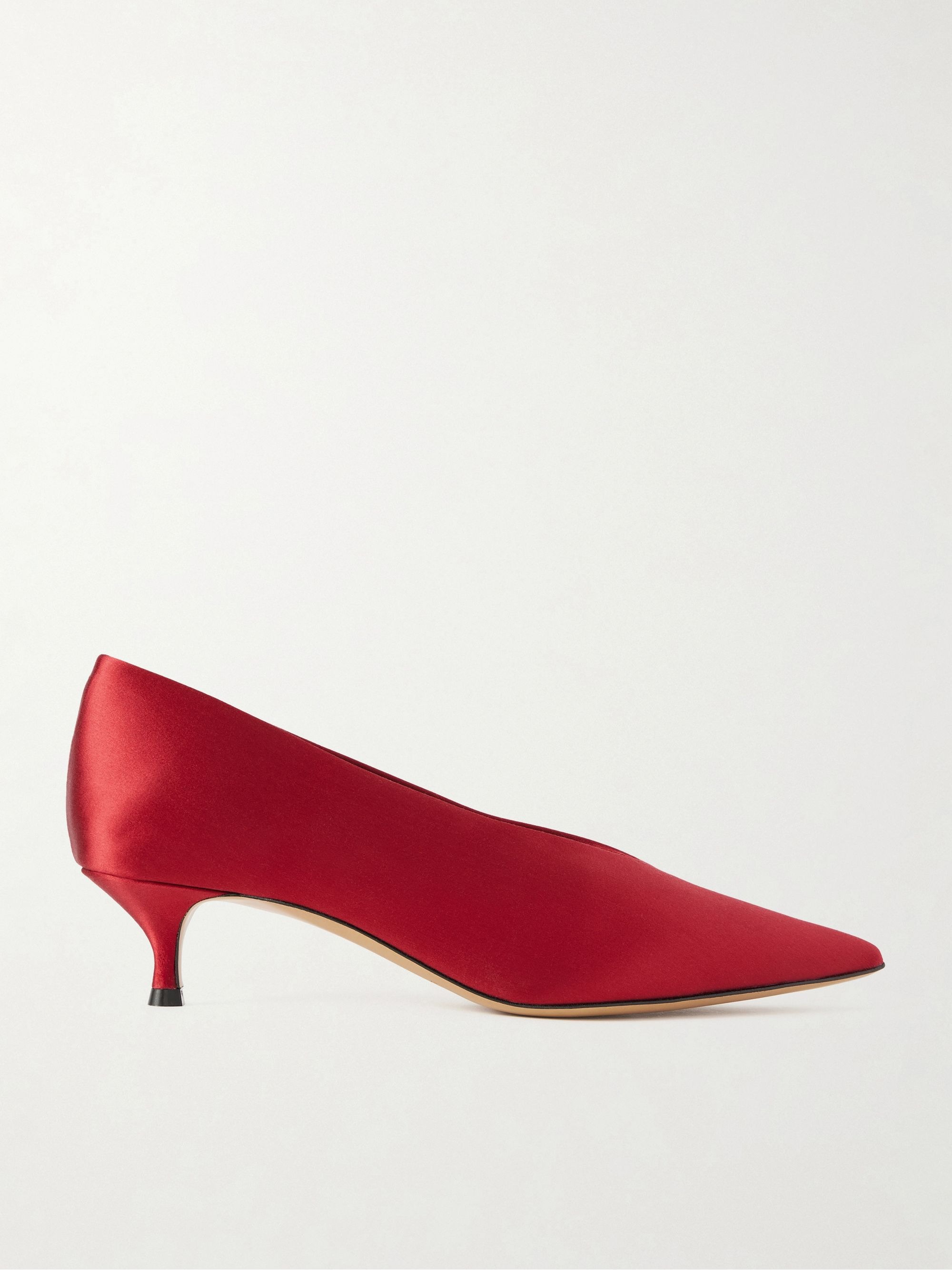 Le Monde Beryl, Babouche Satin Pumps