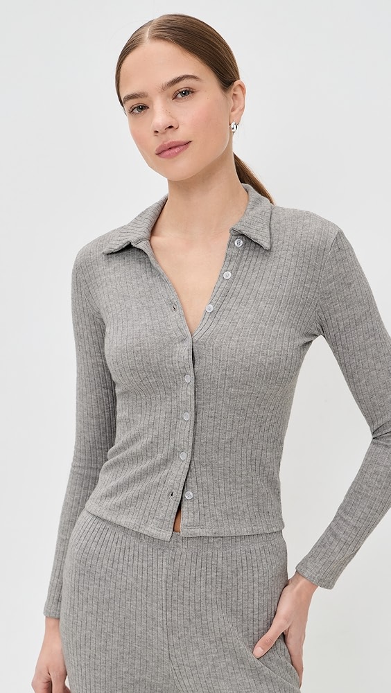 Le Bop Mia Ribbed Cardigan
