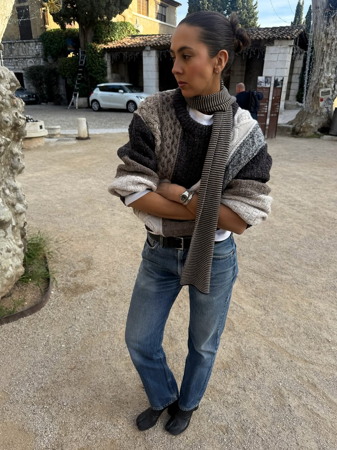 Woman wearing 2026 denim rules.