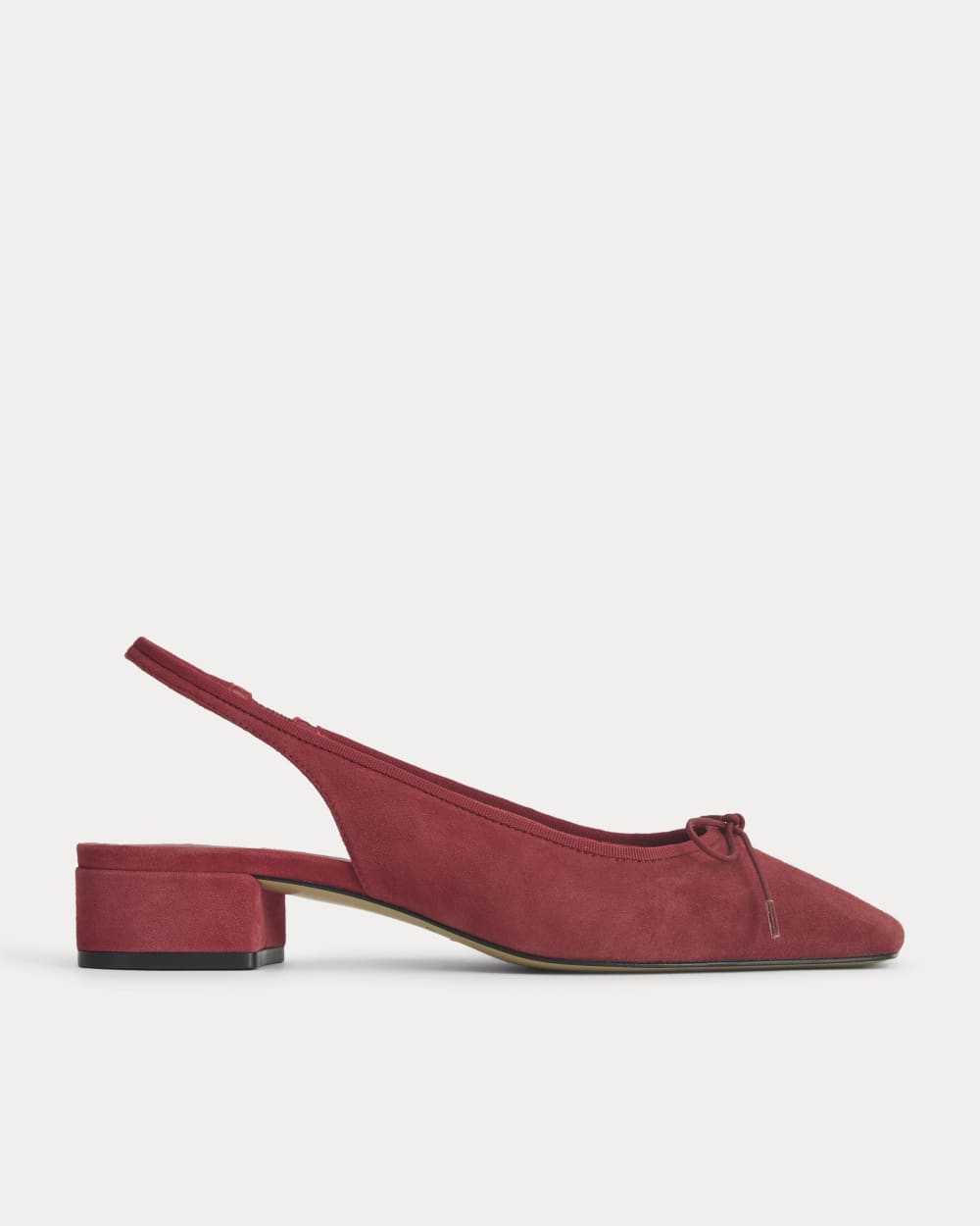 The Ballet Slingback Heel | Karanda Red - 5