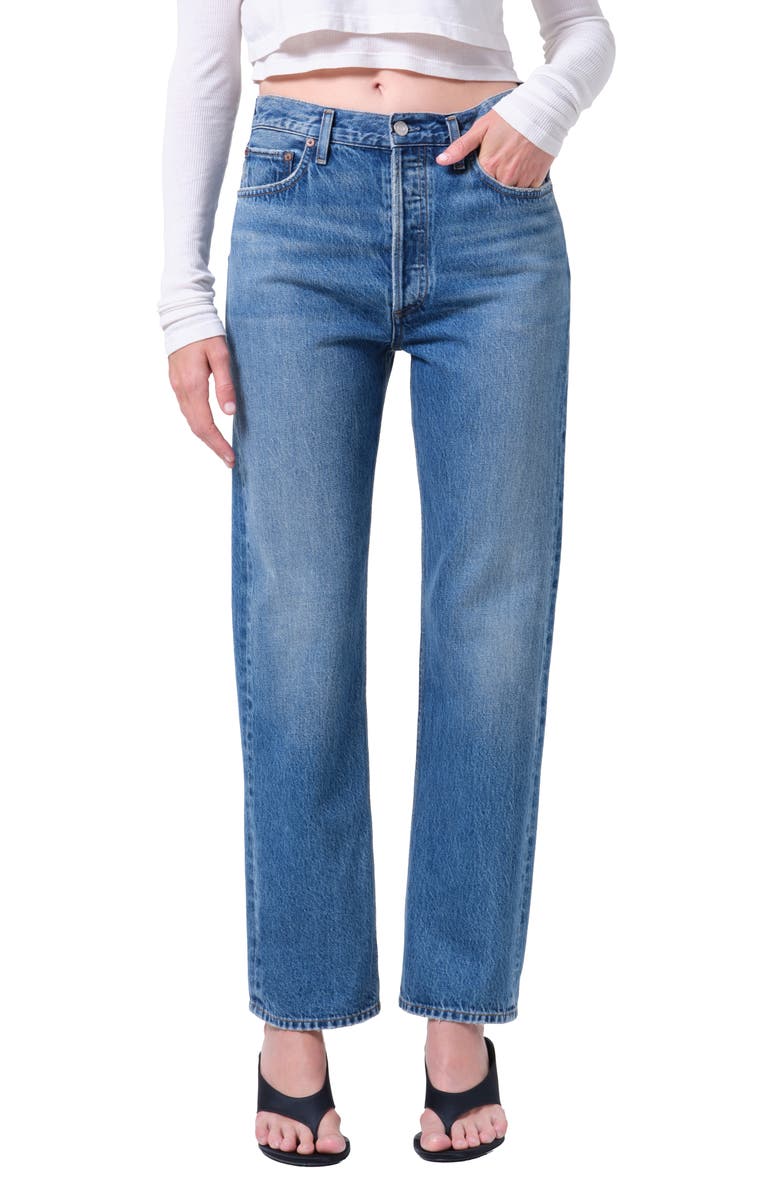 '90s Pinch High Waist Straight Leg Jeans