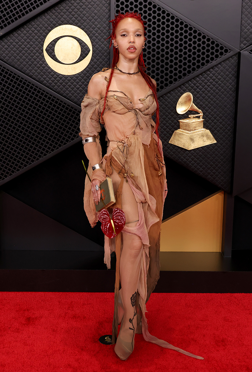 Grammys 2026 red carpet FKA twigs