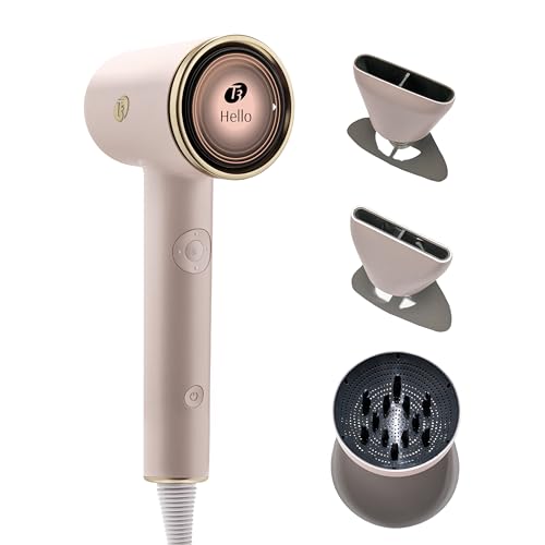 T3 Aire Iq Hair Dryer Kit With Quick Dry Concentrator, Style Concentrator, Diffuser &amp; Dryer Stand | Fast, Healthy Blowouts With Smart Heat Personalization | for All Hair Types