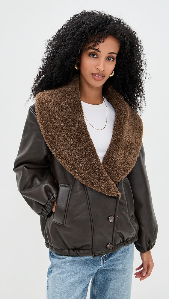 Blanknyc Icon Status Faux Leather Puffer