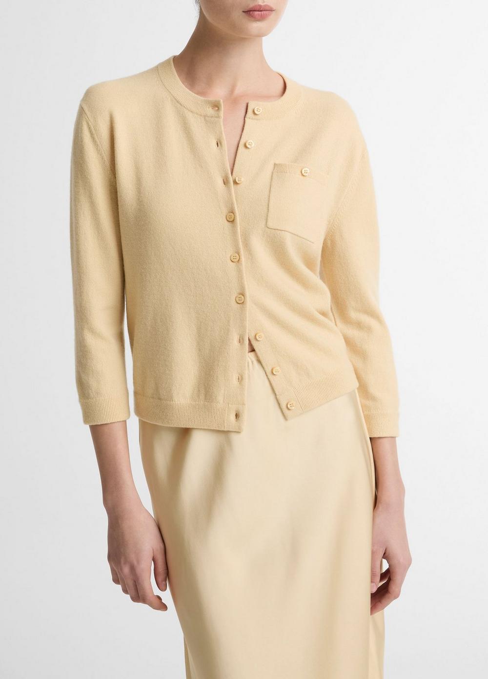 Wool &amp; Cashmere-Blend Pocket Cardigan