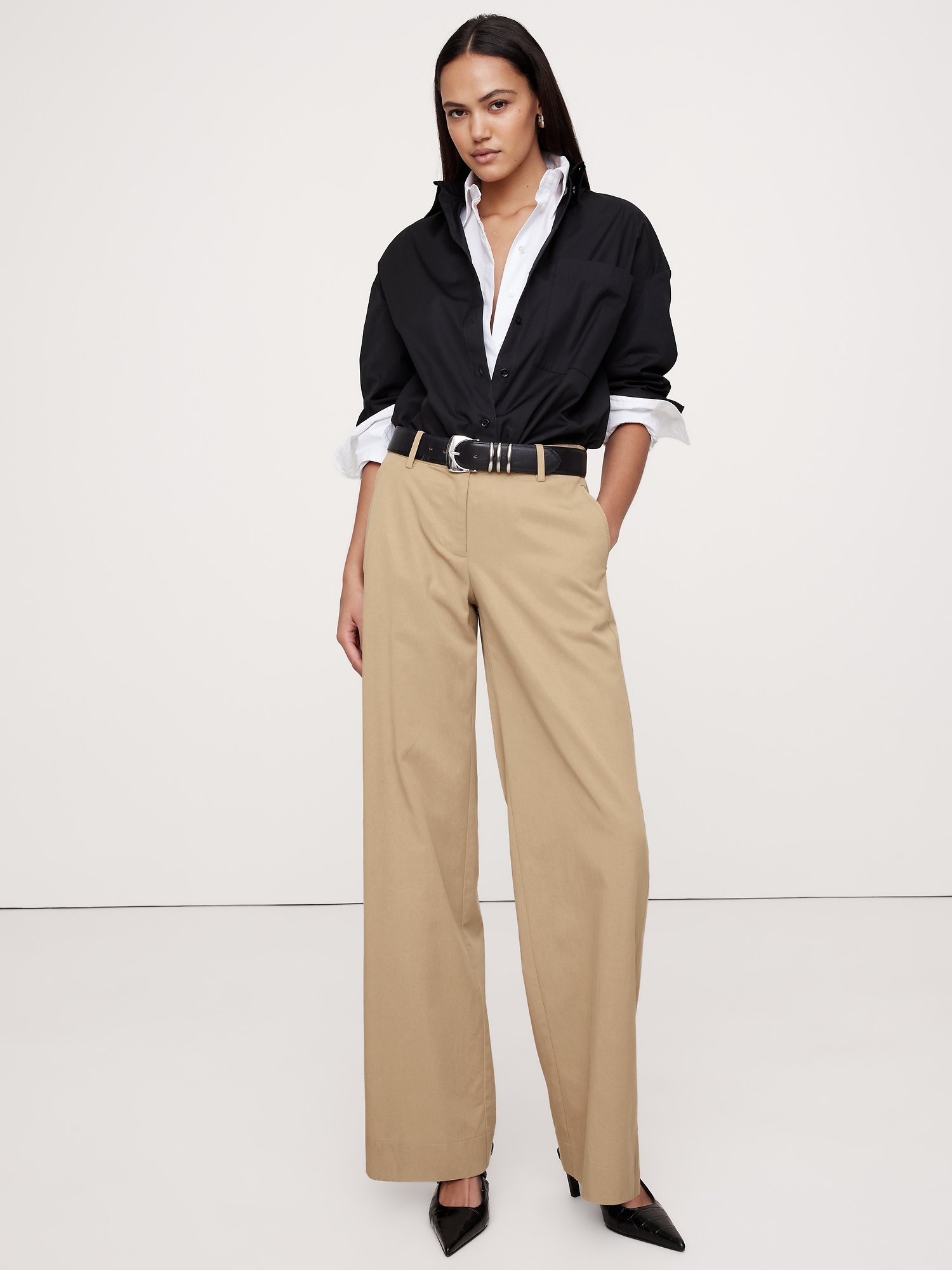 The Everyday Wide-Leg Pant in Tencel&trade;-Cotton