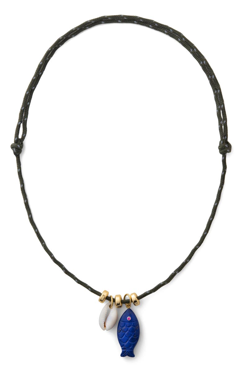 Ollie Multipendant Cord Necklace