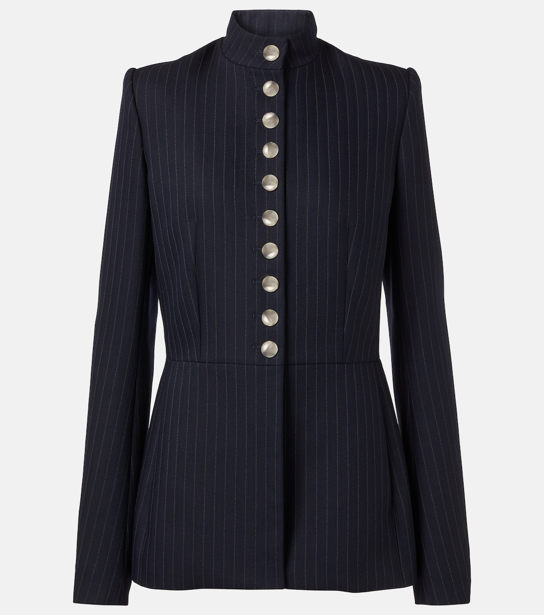 Samuel Chalk Stripe Wool-Blend Jacket