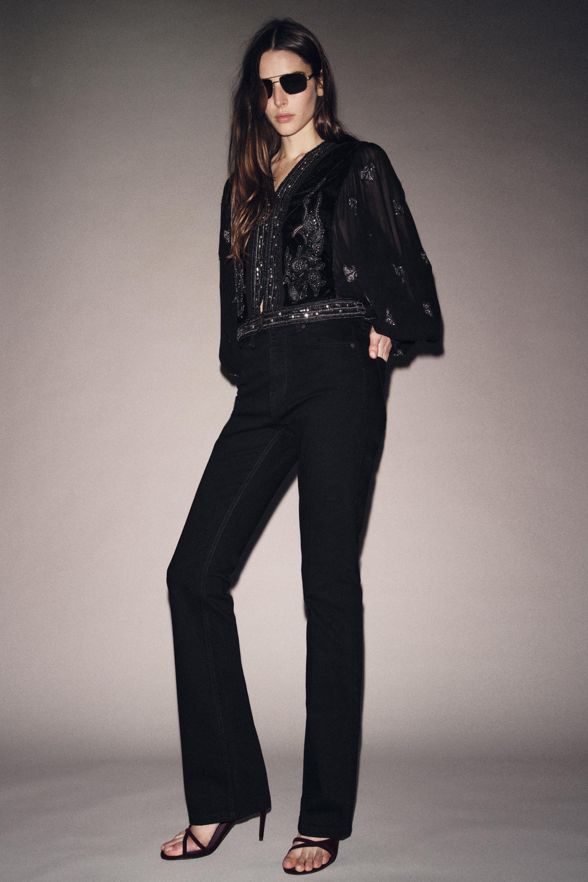 Zw Collection Bootcut Mid-Rise Jeans