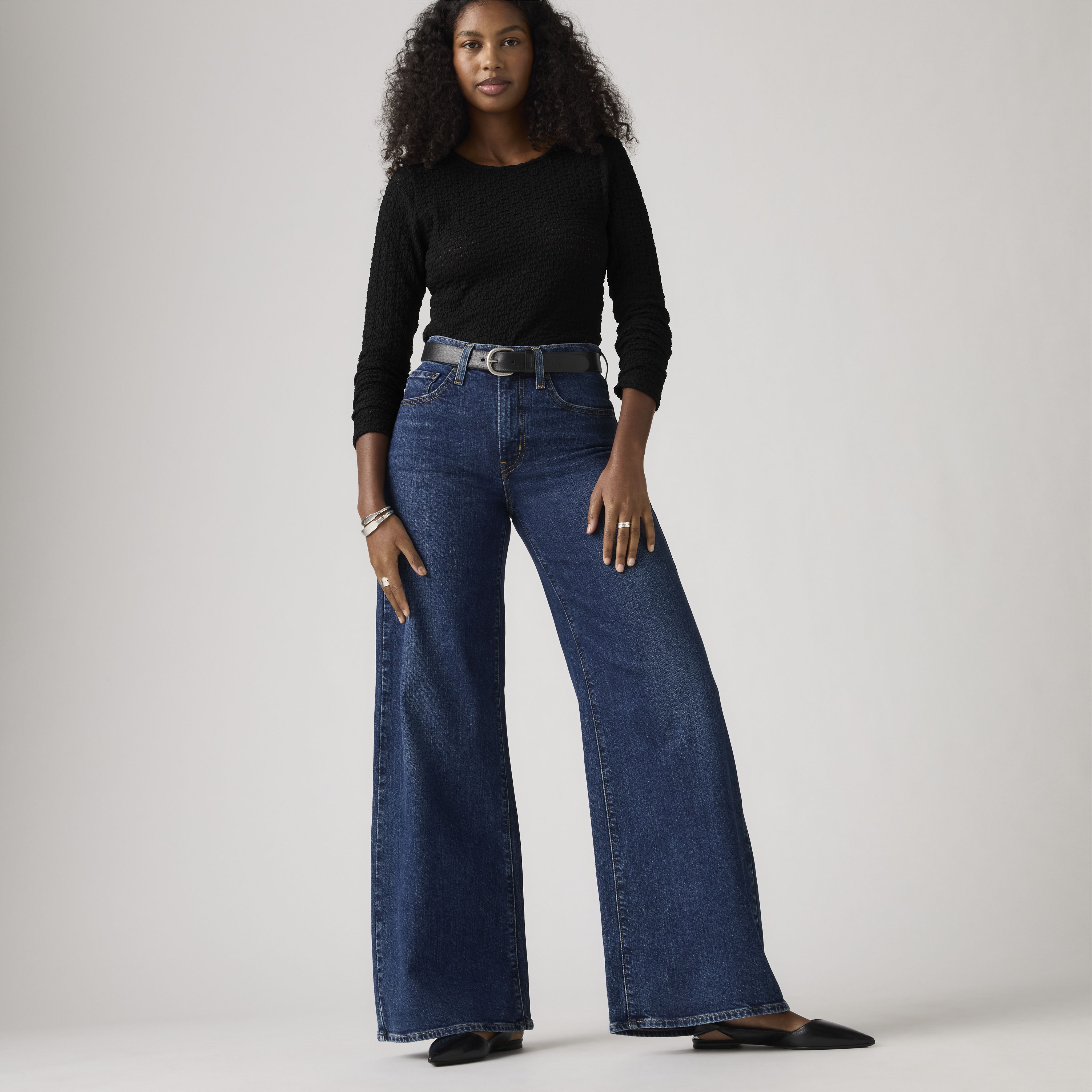 728 High Rise Wide Leg Women's Jeans