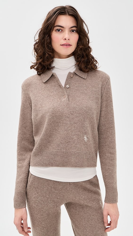 Sporty &amp; Rich Src Cashmere Polo