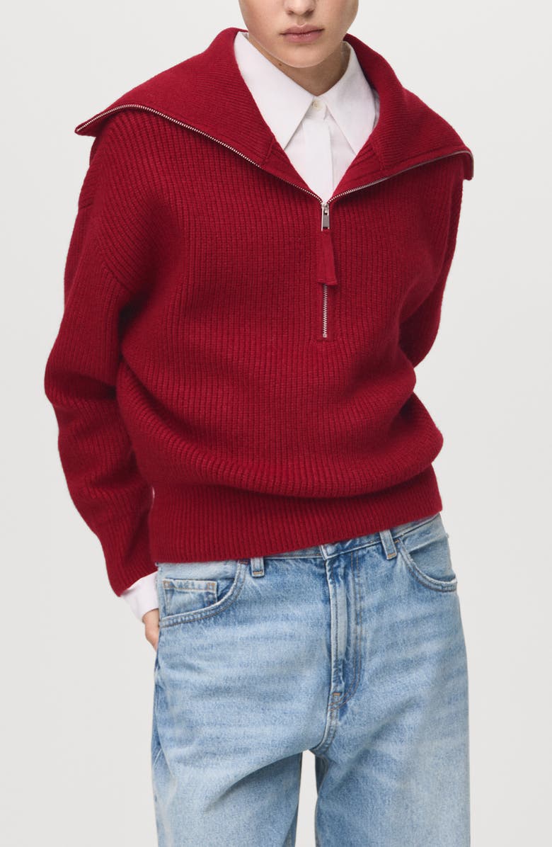 Rizin Rib Half Zip Sweater