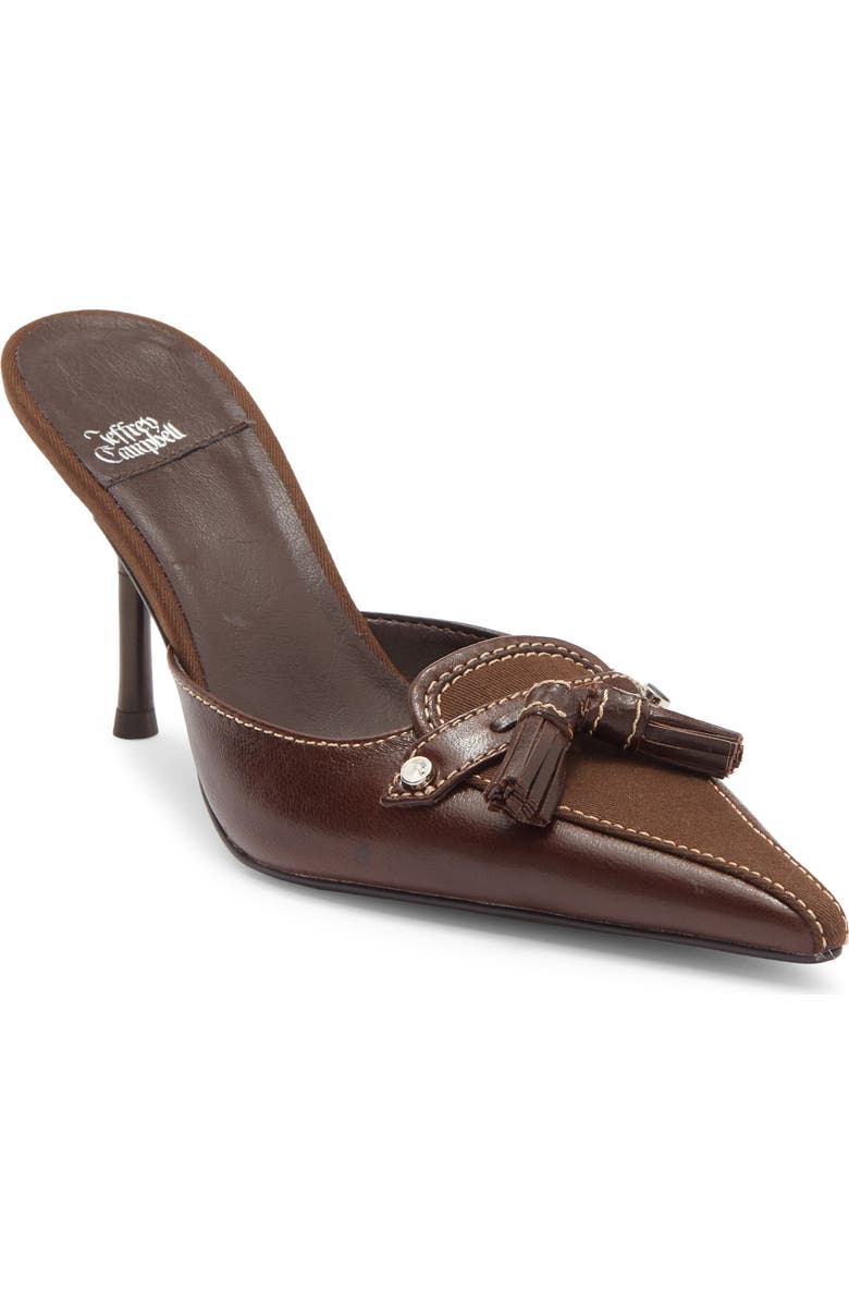 Claypool Pointed Toe Tassel Loafer Mule