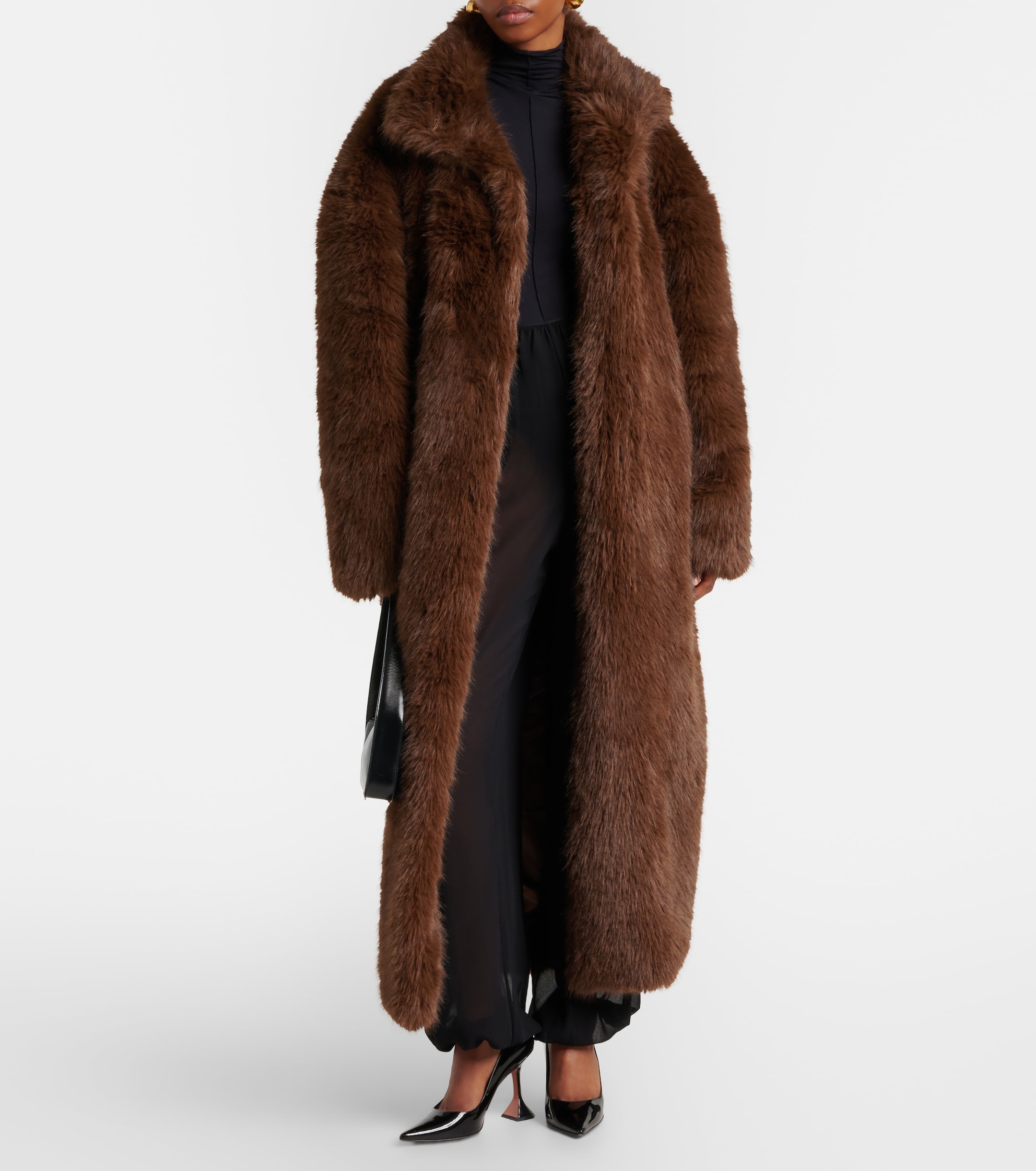 Long Faux Fur Jacket