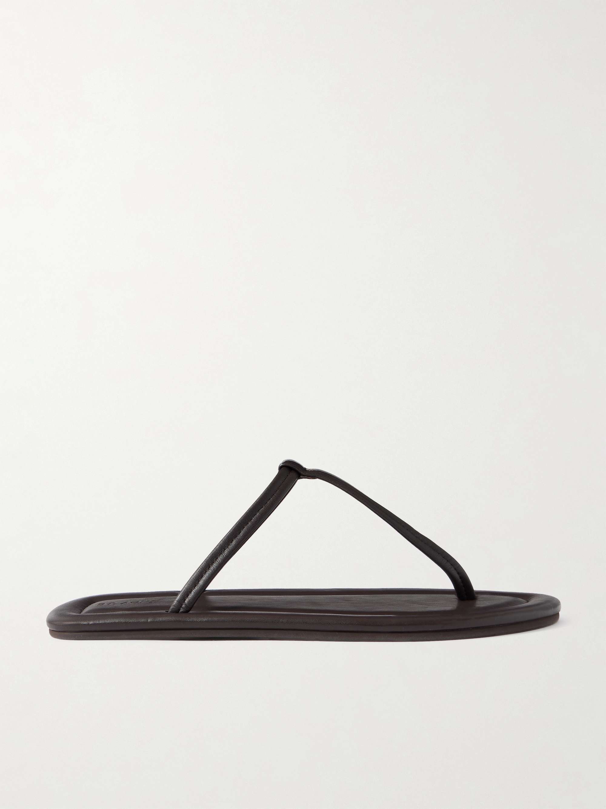 T Leather Sandals