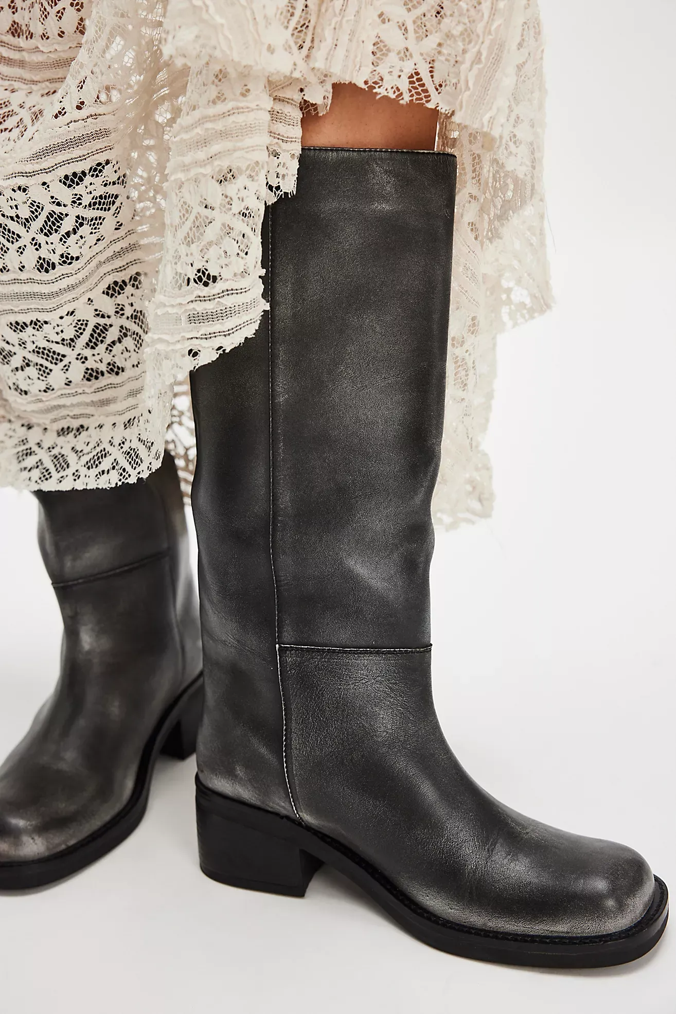free people, Dana Distressed Pull-On Boots