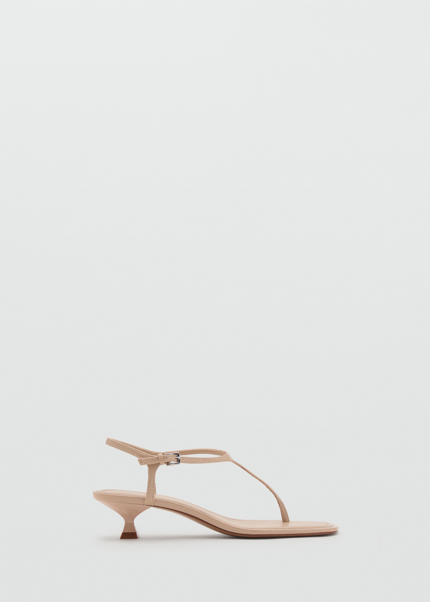 Kitten Heel Sandals With Straps - Women | Mango Usa