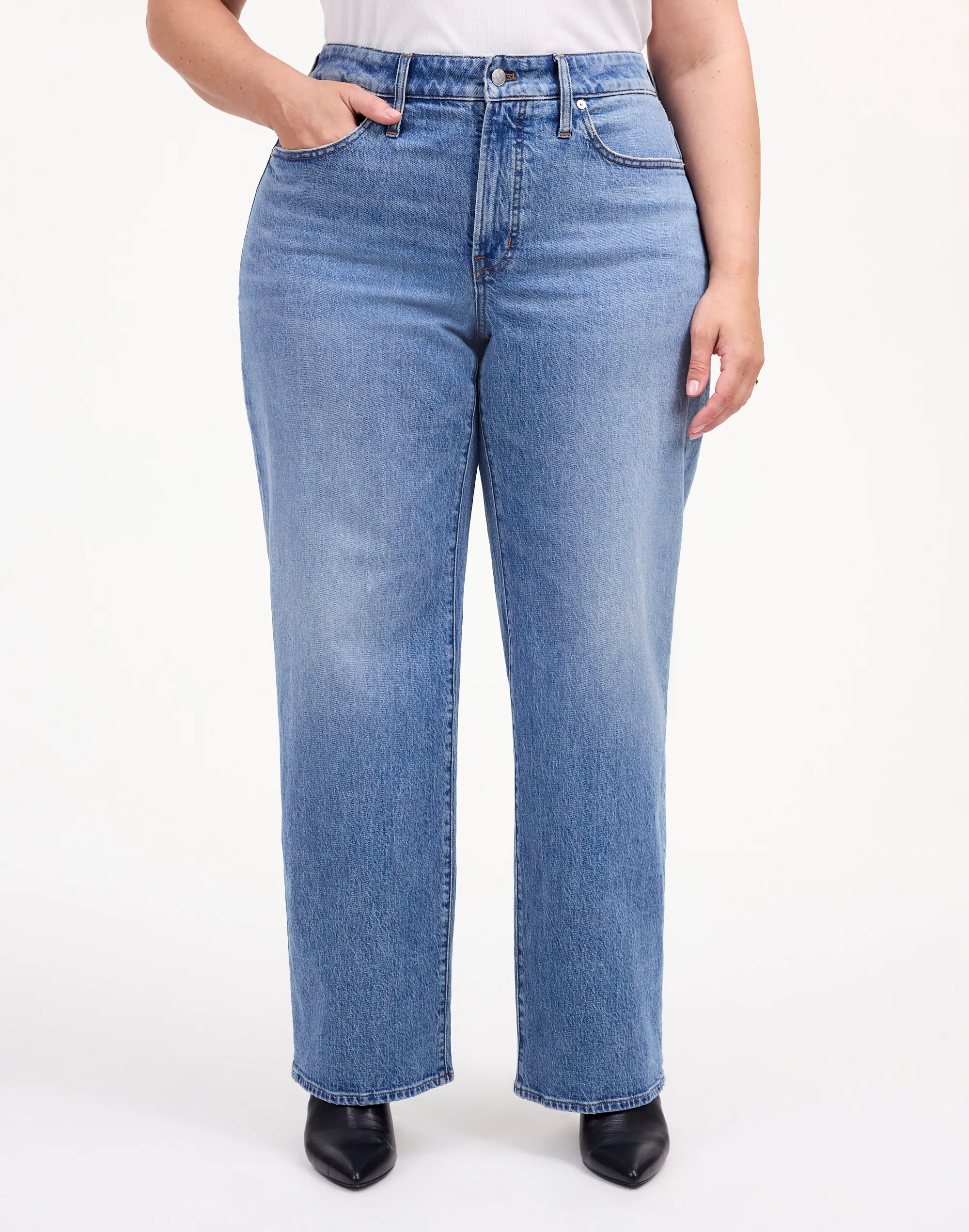 The Plus Perfect Vintage Wide-Leg Jean