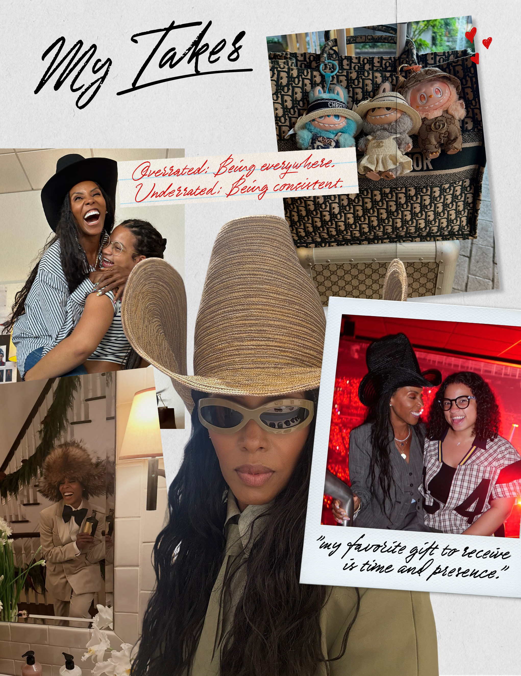 Collage of June Ambrose and her daughter.