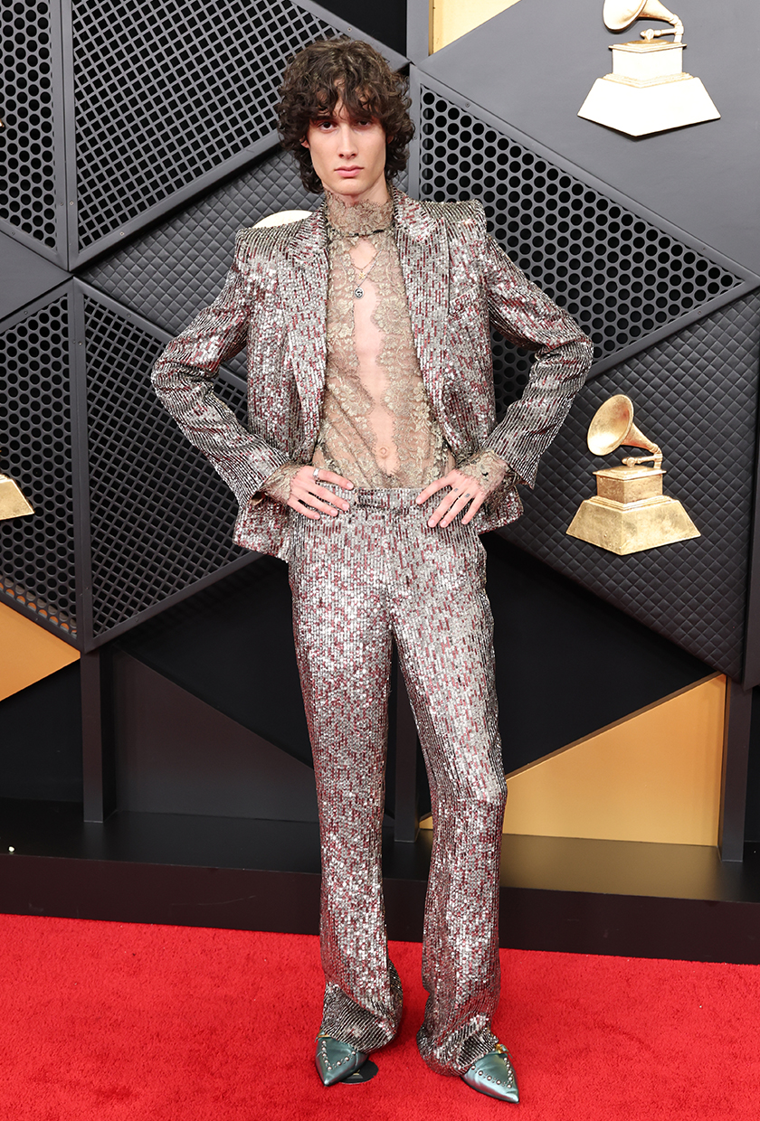 Grammy Awards red carpet 2026 Sombr