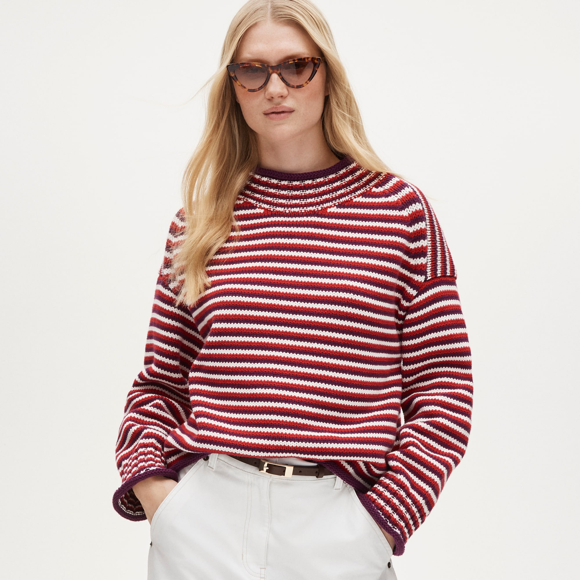 2025 Rollneck&trade; Sweater in Stripe