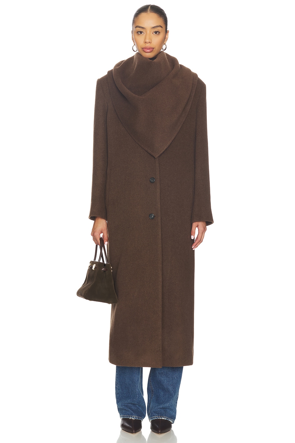 Clooney Man Coat &amp; Scarf