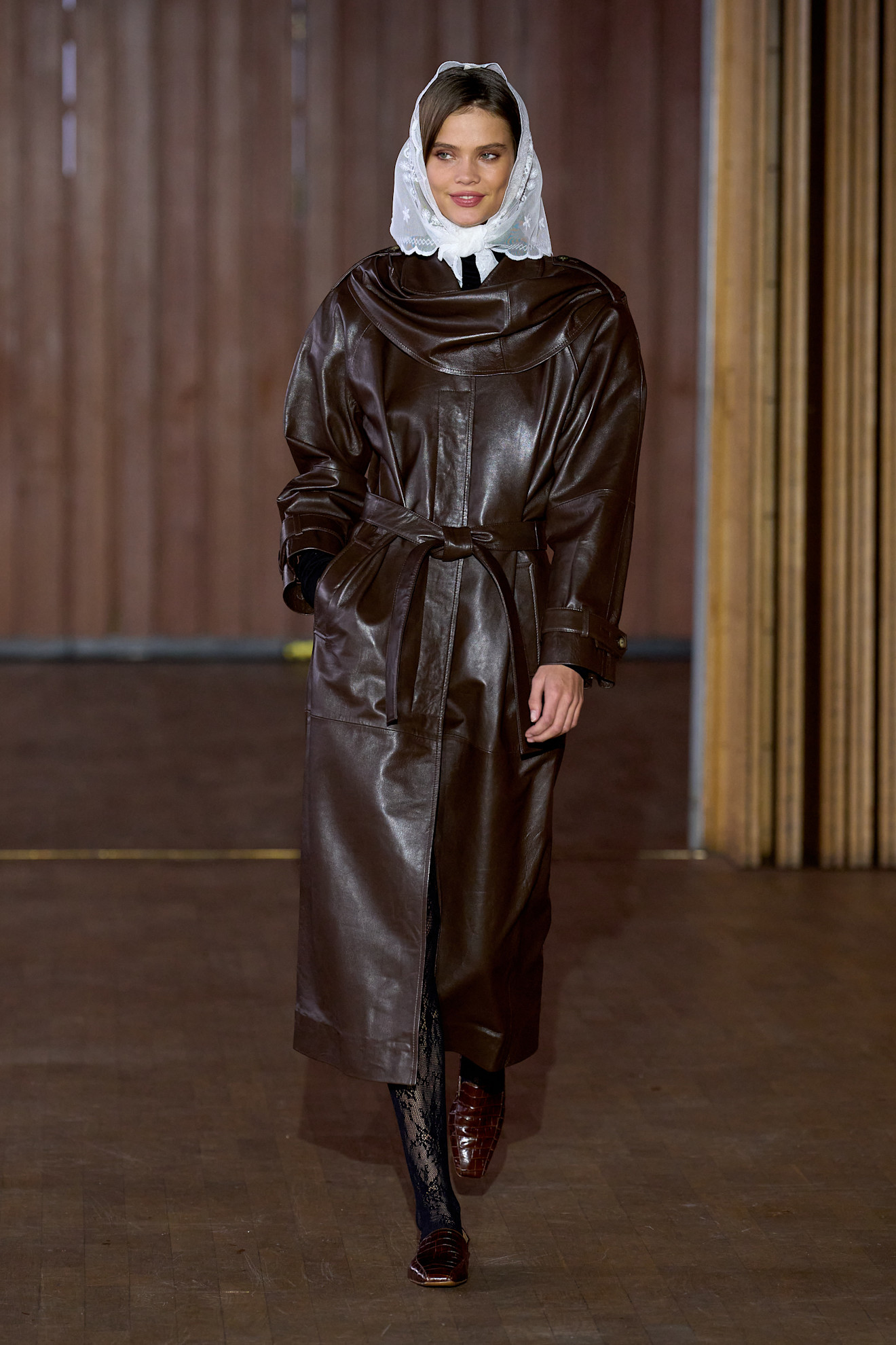Photo of model on runway at Copenhagen Fashion Week Fall Winter 2026.